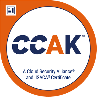 CCAK Cloud Security Alliance and ISACA Certificate