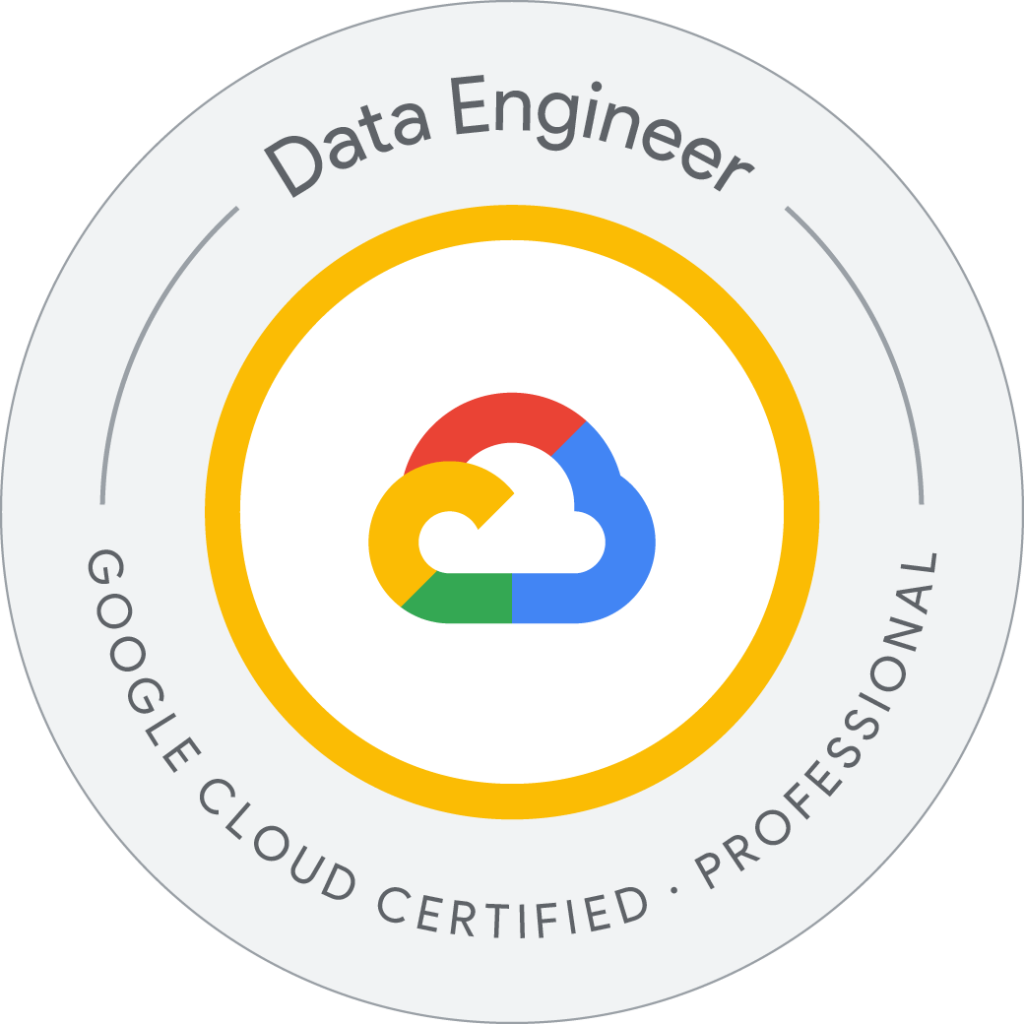 Google Cloud Professional Data Engineer Certification